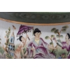 Porcelanowa Waza - Amfora Wazon - Porcelana + Brąz - Kwiaty Anioły - Sygn