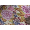 Porcelanowa Patera - Świecznik - Porcelana + Brąz - Kwiaty