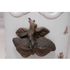 Porcelanowa Waza - Jaskółki - Amfora Wazon - Porcelana + Brąz - Biała Sygn