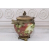 Porcelanowa Waza - Ważki - Amfora Wazon - Porcelana + Brąz - Sygn