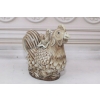 Porcelanowy Kogut - Wazon na Kwiaty Figura Figurka z Porcelany - Sygnowana