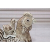 Porcelanowy Kogut - Wazon na Kwiaty Figura Figurka z Porcelany - Sygnowana