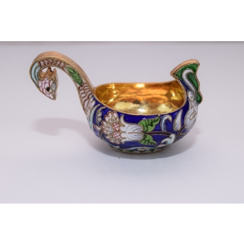Srebrny Czerpak Do Wina KOVSCH Faberge - pr. 84 srebro 47g