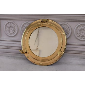 Lustro w Stylu Marynarskim - Bulaj - Marynistyka - Lusterko Mosiężne