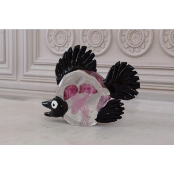 Szkło Murano Style - Kolorowa Ryba - Rybka - Figura Prezent Włoski