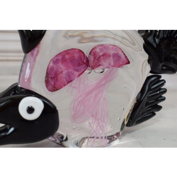 Szkło Murano Style - Kolorowa Ryba - Rybka - Figura Prezent Włoski