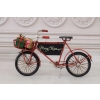 Metalowy Świąteczny Rower - Merry Christmas - Prezent Ozdoba Święta