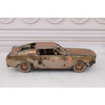 Metalowy Model Ford Mustang - Zabytkowy Samochód - Vintage