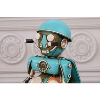 Metalowy Model Motorobot - Robot - Model Kolekcjonerski - Dekoracja