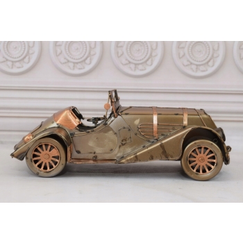 Metalowy Zabytkowy Model Samochód - Cabrio Garbus - Vintage