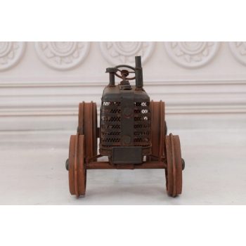 Stary Metalowy Zabytkowy Traktor - Prezent Vintage - Dekoracja