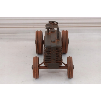 Stary Metalowy Zabytkowy Traktor - Prezent Vintage - Dekoracja