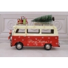 Metalowy Świąteczny Van - Bus - Merry Christmas - Święta Ozdoba Prezent