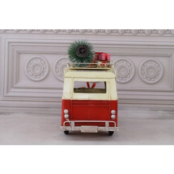 Metalowy Świąteczny Van - Bus - Merry Christmas - Święta Ozdoba Prezent