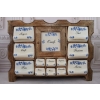Wisząca Szafka na Przyprawy - Przyprawnik - Porcelana + Drewno - Kuchnia