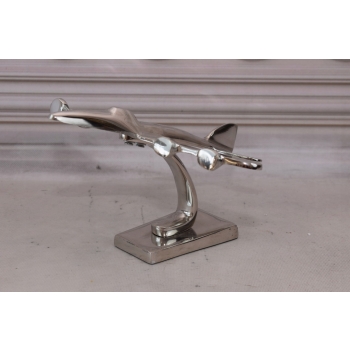 Aluminiowy Model Samolotu - Samolot Wojskowy - Pilot - Prezent