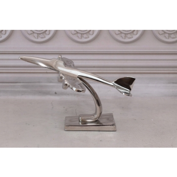 Aluminiowy Model Samolotu - Samolot Wojskowy - Pilot - Prezent