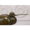 Dostojny Ptak z Brązu - Ptaszek - Figura Brąz - Kawka - Dekoracja