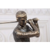 GOLFISTA - MĘŻCZYZNA GRAJĄCY W GOLFA - FIGURA Z Żeliwa - PREZENT