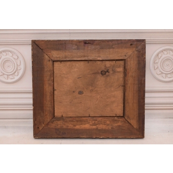 J. Fałat - Zimowy Pejzaż - Wyprawa na Polowanie - Stary Polski Obraz