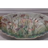 Porcelanowa Mini Patera - Mydelniczka - Porcelana + Brąz - Ważki