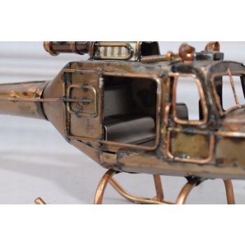 Metalowy Model Kolekcjonerski - Helikopter - Zabytkowy Prezent