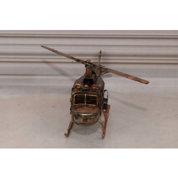 Metalowy Model Kolekcjonerski - Helikopter - Zabytkowy Prezent