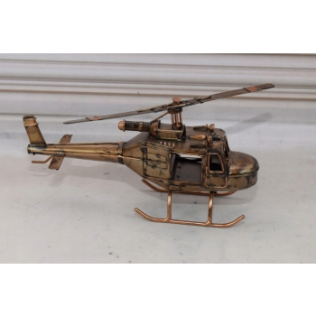 Metalowy Model Kolekcjonerski - Helikopter - Zabytkowy Prezent