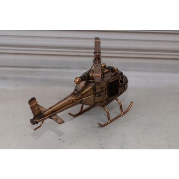 Metalowy Model Kolekcjonerski - Helikopter - Zabytkowy Prezent