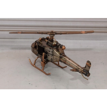Metalowy Model Kolekcjonerski - Helikopter - Zabytkowy Prezent