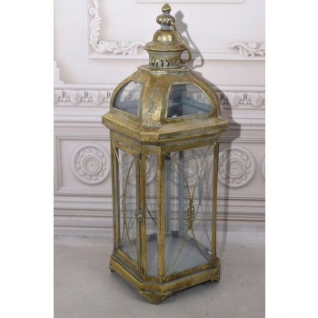 LAMPION LATARNIA NA ŚWIECE 2 latarnie ART DECO