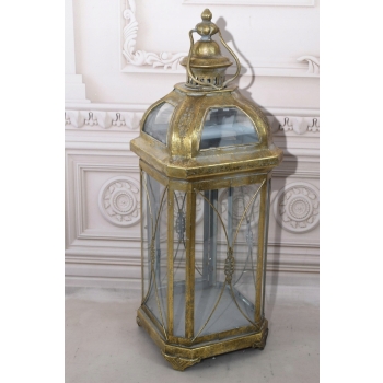 LAMPION LATARNIA NA ŚWIECE 2 latarnie ART DECO