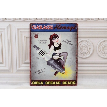 Zestaw Blaszanych Szyldów - Szyld Blaszany - Moto Route 66 - Promocja