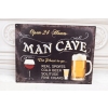 Zestaw Blaszanych Szyldów - Szyld Blaszany - Man Cave - Piwo