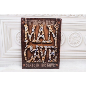 Zestaw Blaszanych Szyldów - Szyld Blaszany - Man Cave - Piwo