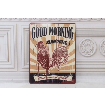 Zestaw Blaszanych Szyldów - Szyld Blaszany - BBQ - Farm Fresh Food