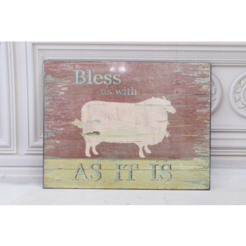 Zestaw Blaszanych Szyldów - Szyld Blaszany - BBQ - Farm Fresh Food