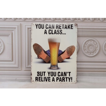 Zestaw Blaszanych Szyldów - Szyld Blaszany - Piwo Beer Party Kobiety