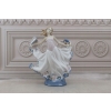 Porcelanowa Tancerka - Biała Suknia - Figura Porcelana - Prezent