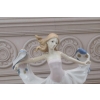 Porcelanowa Tancerka - Biała Suknia - Figura Porcelana - Prezent