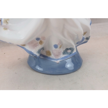 Porcelanowa Tancerka - Biała Suknia - Figura Porcelana - Prezent