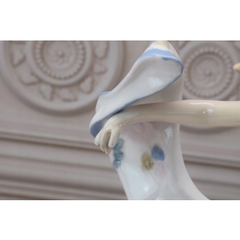 Porcelanowa Tancerka - Biała Suknia - Figura Porcelana - Prezent