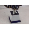Porcelanowa Młoda Tancerka - Granatowa Suknia - Figura Porcelana - Prezent