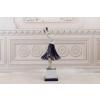 Porcelanowa Młoda Tancerka - Granatowa Suknia - Figura Porcelana - Prezent