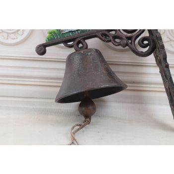 DZWONEK DZWON - KOGUT ŻELIWO DO ALTANY 45CM WIELKI