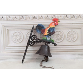 DZWONEK DZWON - KOGUT ŻELIWO DO ALTANY 45CM WIELKI