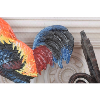 DZWONEK DZWON - KOGUT ŻELIWO DO ALTANY 45CM WIELKI