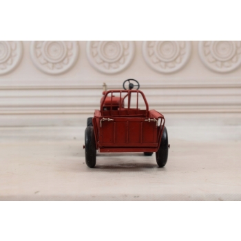 Metalowy Traktor z Przyczepą - Model Kolekcjonerski - Prezent Vintage