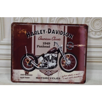 BLASZANY SZYLD - Harley Dawidson - Motorcycles - Prezent Dla Motocyklisty