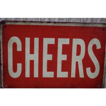 BLASZANY SZYLD - Cheers - Zawieszka Do Restauracji - Pub Bar Klub - Alkohol